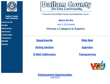 Tablet Screenshot of dallam.org